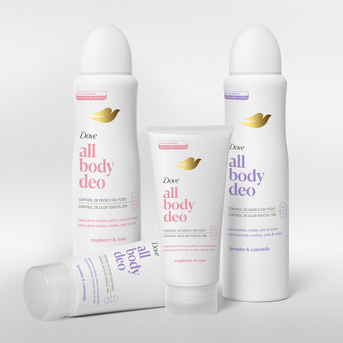 Desodorante en Crema para Todo el Cuerpo DOVE All Body Deo Raspberry & Rose 75 gr