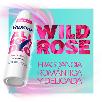 Rexona All Body Deo Wild Rose Aerosol 150ml