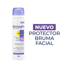 Protector Solar Dermaglós Facial FPS 50 Bruma Spray 75ml