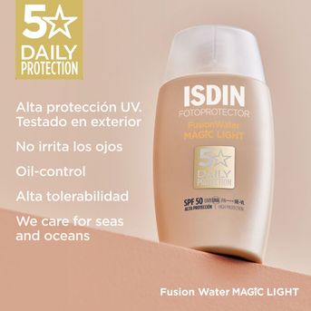 Protector Solar Isdin Fusion Water Color Light FPS50 50 ml