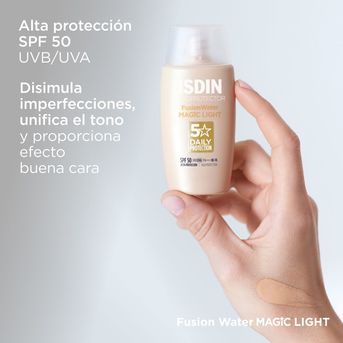 Protector Solar Isdin Fusion Water Color Light FPS50 50 ml