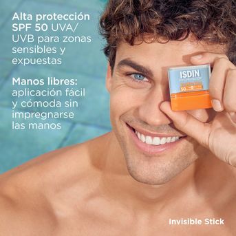 Protector Solar Isdin Invisible Stick FPS50 Barra 10 gr