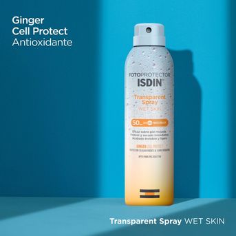 Fotoprotector Isdin Fps50+ Wet Skin Spray Transparente 250ml