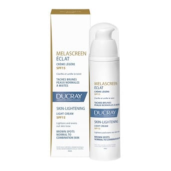 Crema Ligera Ducray Melascreen Fotoenvejecimiento Iluminador Spf 15 40ml