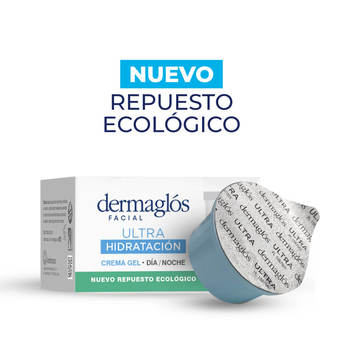 Dermaglós Facial Crema Gel Repuesto Día y Noche Ultra Hidratación 50 g