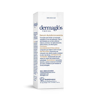 Serum Autobronceante Dermaglós Facial 25 ml