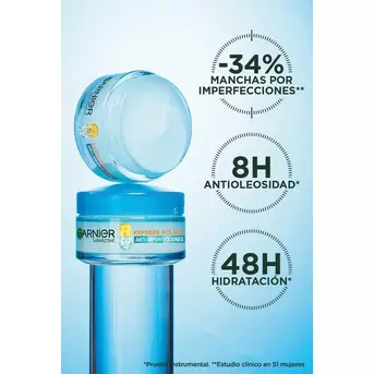 Crema Hidratante Gel Anti Imperfecciones Garnier 50 Ml