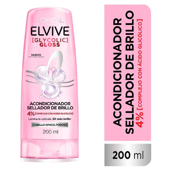Kit Elvive Glycolic Gloss Rutina Brillo Intenso + Serum de regalo!