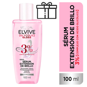 Kit Elvive Glycolic Gloss Rutina Brillo Intenso + Serum de regalo!
