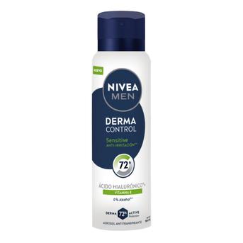 Desodorante antitranspirante NIVEA MEN Derma Control Sensitive en Aerosol x 150 ml