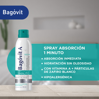 Emulsión Spray Continuo Absorción 1 min Bagóvit A 170 ml