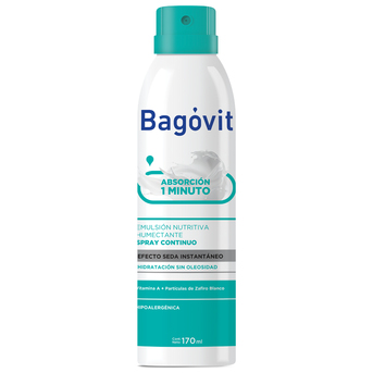 Emulsión Spray Continuo Absorción 1 min Bagóvit A 170 ml
