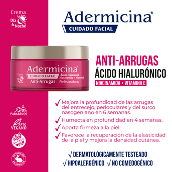 Adermicina Cuidado Facial Anti Arrugas x 100grs