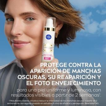 Fluido facial antimanchas de día NIVEA Luminous630 FPS 50 para todo tipo de piel x 40 ml