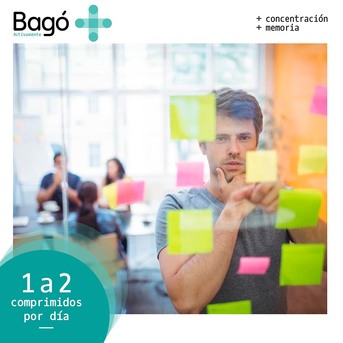 Bagó + Activamente Concentración y Memoria 30 Comprimidos