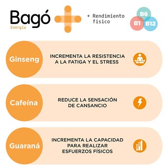 Bagó + Energía Rendimiento Físico 30 Comprimidos
