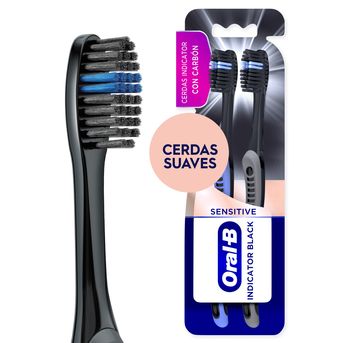 Cepillo Dental Oral-b Indicator Charcoal 2 Unidades 