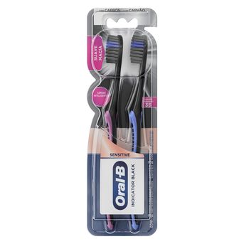 Cepillo Dental Oral-b Indicator Charcoal 2 Unidades 