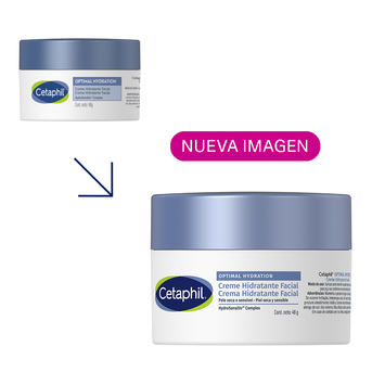 Crema Facial Hidratante Cetaphil Optimal Hydration 48 gr
