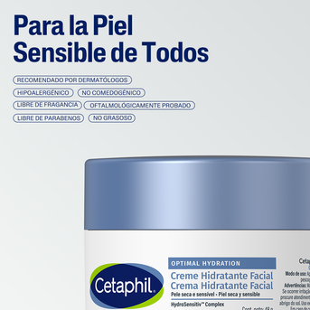 Crema Facial Hidratante Cetaphil Optimal Hydration 48 gr