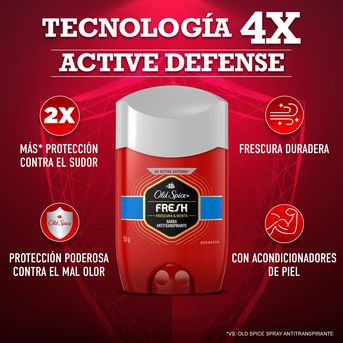 Old Spice Fresh Antitranspirante  Barra 50gr