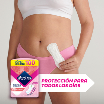 Protector diario Nosotras Multiestilo x100