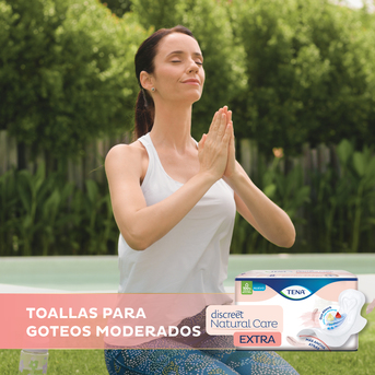 Toallitas Tena Discreet Natural Care x 16 unidades