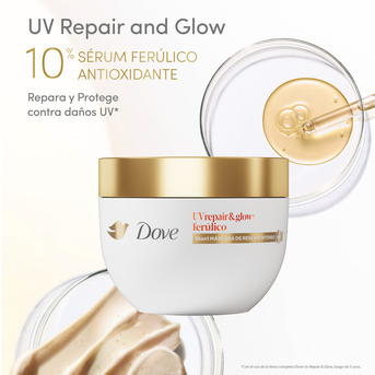 Máscara de Tratamiento DOVE UV Repair & Glow 250 gr