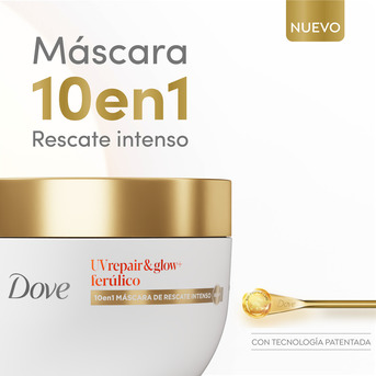 Máscara de Tratamiento DOVE UV Repair & Glow 250 gr