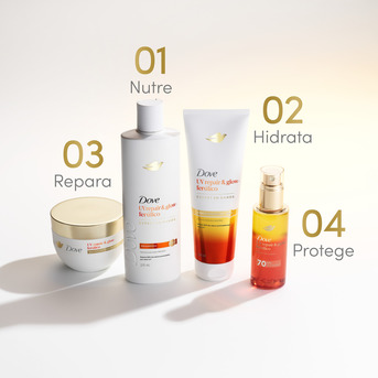 Máscara de Tratamiento DOVE UV Repair & Glow 250 gr