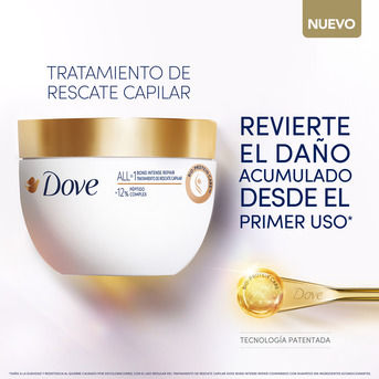 Máscara de Tratamiento Capilar Dove Bond Intense Repair 250g