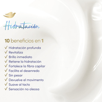 Máscara de Tratamiento Capilar Dove Hidratación x 300g