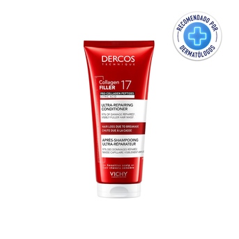 Combo Vichy Dercos Collagen 17: Pre shampoo, shampoo y acondicionador 