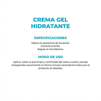 Crema Gel Hidratante Control Acné Dermaglós 50 g