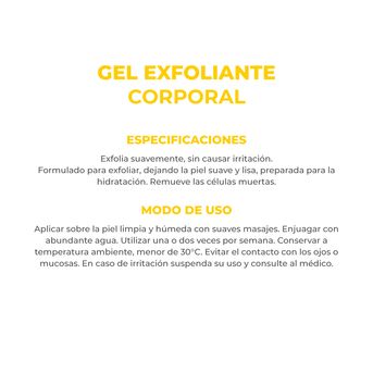 Dermaglós Corporal Gel Exfoliante 200 g