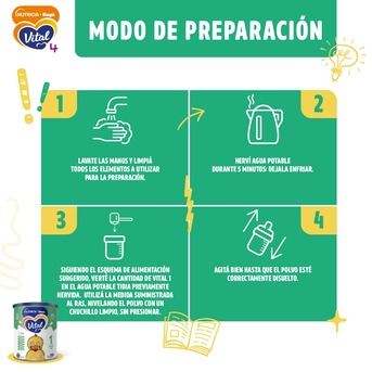 Vital 1 Leche en polvo Pouch 1k