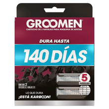 Groomen 500 Cartuchos Repuestos Máquina De Afeitar X 2