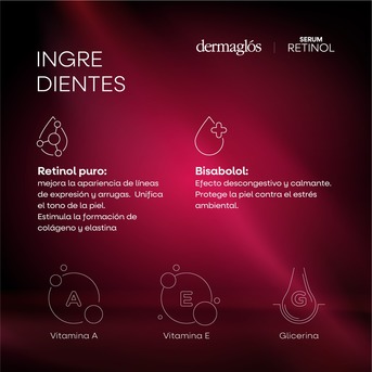 Serum Facial Dermaglós Retinol 25 ml