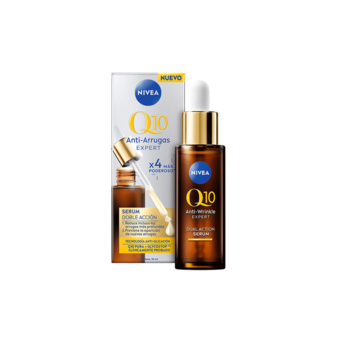 Serum Facial Doble Acción Nivea Q10 Antiarrugas Expert x30 ml