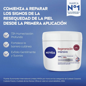 Crema de Regeneración Intensiva Nivea Urea x400 ml