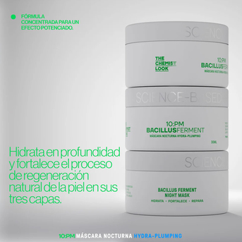 Mascarilla The Chemist Look 10:PM Bacillus Ferment Mask Blanca 30 ml