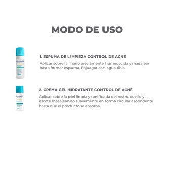 Kit Facial Dermaglós Control Acné Limpieza + Hidratación