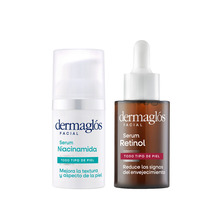 Kit Facial Dermaglós Serum Retinol + Serum Niacinamida