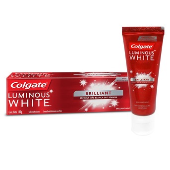Colgate Crema Dental Luminous White Brillant 140 Gr