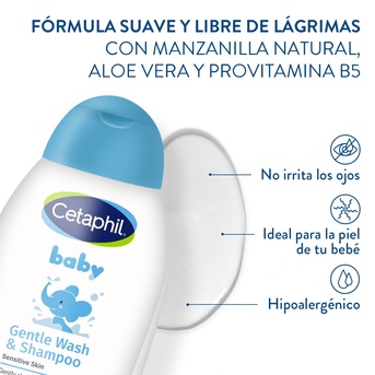 Baño Líquido Cetaphil Cabello Cuerpo 300ml