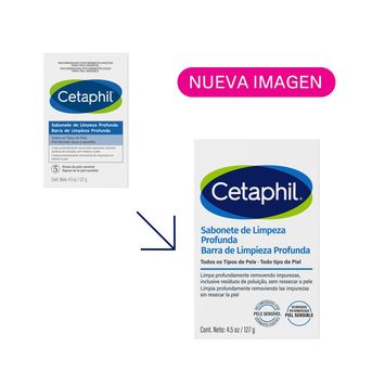 Barra de Limpieza Facial Profunda Cetaphil 127 gr