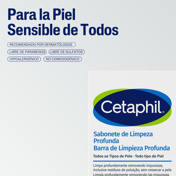 Barra de Limpieza Facial Profunda Cetaphil 127 gr