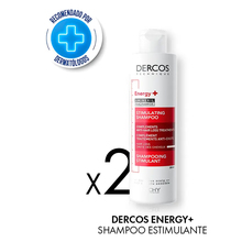 Shampoo Vichy Energizante Anticaída 200 ml x 2 Unidades