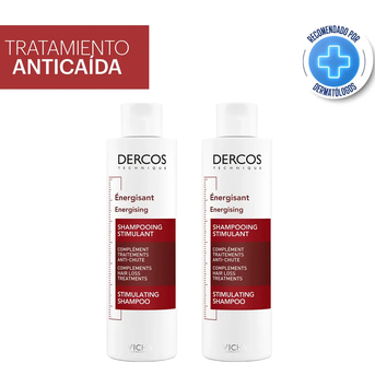 Shampoo Vichy Energizante Anticaída 200 ML 2 Unidades