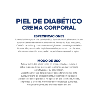 Crema Corporal Dermaglos Piel de Diabético 100 gr